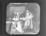 Napoleon urging Pope to sign Concordat, 1801.
