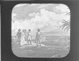 Napoleon at St Helena, 1815.
