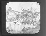 Russians and Austrians against French near Pozzo and Brevio, 1799.