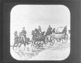 Queen Louisa of Prussia leaving Konigsburg, 1807.