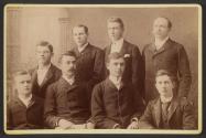 [Group, including Norris M. Works, Genesee Wesleyan Seminary]