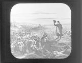 Napoleon saluting wounded at Wagram, 1809.