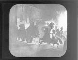 Explosion of infernal machine under Naploeon carriage, 1812.