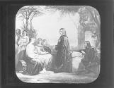 Petrarch Meets Laura at the Fountain.