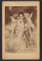 Reproduction of Chansons du Printemps (Songs of Spring) by William Bouguereau.