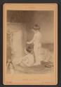 Reproduction of Apres le Bain (After the bath) by P. Peel