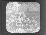 Elijah causes the thuderbolts to fall on the Envoys of Ochozias.