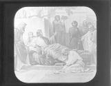 Mary Magadalen Washing the Feet of Jesus. Barrias.
