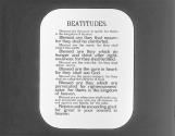 Beatitudes.