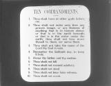 Ten Commandments.