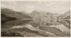 The Upper Twin Lake, Arkansas Valley, Colorado.