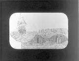 Ship welcome caves made by early settlers