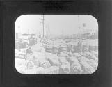 Cotton Bales on Pier