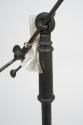 Head clamp on pedestal