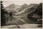 Snowmass Mountain and Geneva Lake, Colorado.