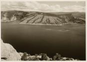 Flaming Gorge Reservoir from above the site of the Great Bend, Utah.