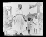 Negress & 4 children-Watermelon