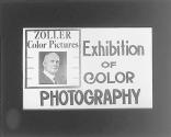 "Exhibition of Color Photography" "Zoller Color Pictures"
