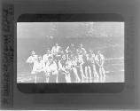 Wading up Chequaga NY State 1925 (Montour Summer Assembly)