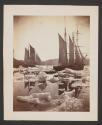 [Schooners and ice in Square Island Harbor, Labrador]
