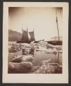 [Schooners and ice in Square Island Harbor, Labrador]