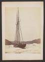 [Schooner Benjamin S. Wright in ice, Square Island Harbor, Labrador]