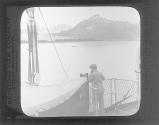 View of Norris Glacier fron steamer Taku Inlet, Alaska