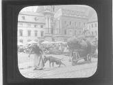 Scene on Market day, Dusseldorf