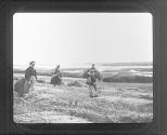 Peasants harvesting in Brittany between Carnac and Loknariques