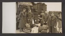 [Soldiers waiting at Bringhurst train station]
