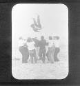 Tossing Will Sutton July 1905 Boys Parlor Ass Camp, Ocean City, NJ