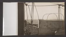 [The auxiliary escort carrier HMS Audacity, travelling with the convoy]