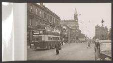 [View looking east from Wellington Place to Chicester St, Belfast, Northern Ireland]