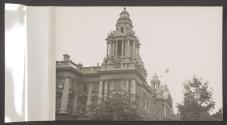 [Belfast city hall, and barrage balloon]