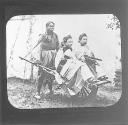 Canton. Wheelbarrow two female passengers