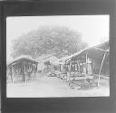 Market Place with Coffins for Sale