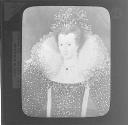 Queen Elizabeth in Pearl Robe