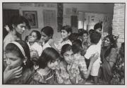 Teachers and students at an NGO run educational camp for rural adolescent girls, Osiyan.