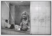 A great Kalbeliya performer backstage in a Jaipur hotel.