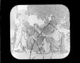 Virgil, Horace, and Varius at home of Maecenas.