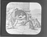 Diogenes in his Tub-Gerome.