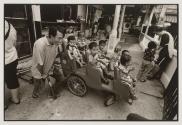 HIV+ children from Agape Home go to a park to play