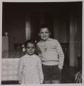 [Rosa Maria and Antonio Toscano, children of the photographer, at their home in Rocella Jonica]