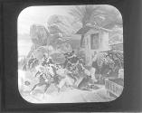 Combat between Draggons and Brigands. Vernet.