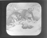 St Bernard Dogs Rescuing Traveller. Landseer.