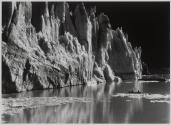 South Crillon Glacier and canoe (Alaska Coast Range)