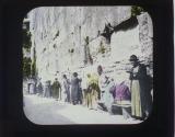 Jews Wailing Place Group of Men