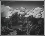 [Oeschinensee and Blüemlisalp from over Kandersteg, Switzerland]