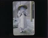 Korean Mourner (Holding face screen)