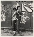 [Two young men posing, Buffalo, New York]